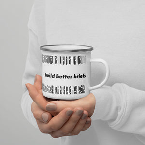 Build Better Briefs Camping Mug