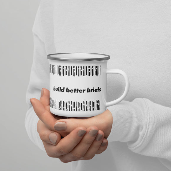 Build Better Briefs Camping Mug