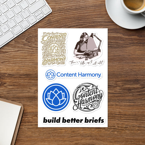 Content Harmony Designs Sticker Sheet